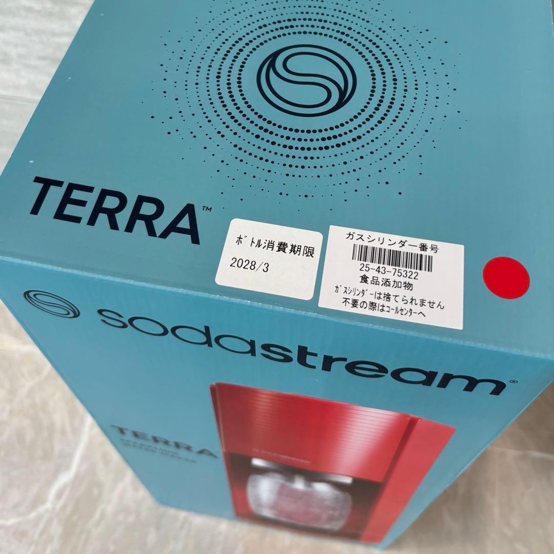 【新品未開封】ソーダストリーム テラ SSM1102 スターターセット レッド