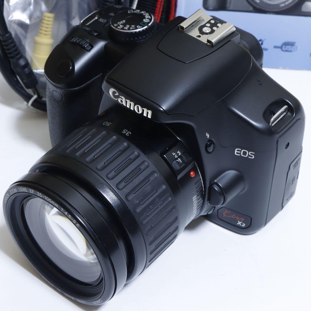 ☆スマホに送れる一眼レフ☆WiFi☆ キャノン EOS Kiss X2セット