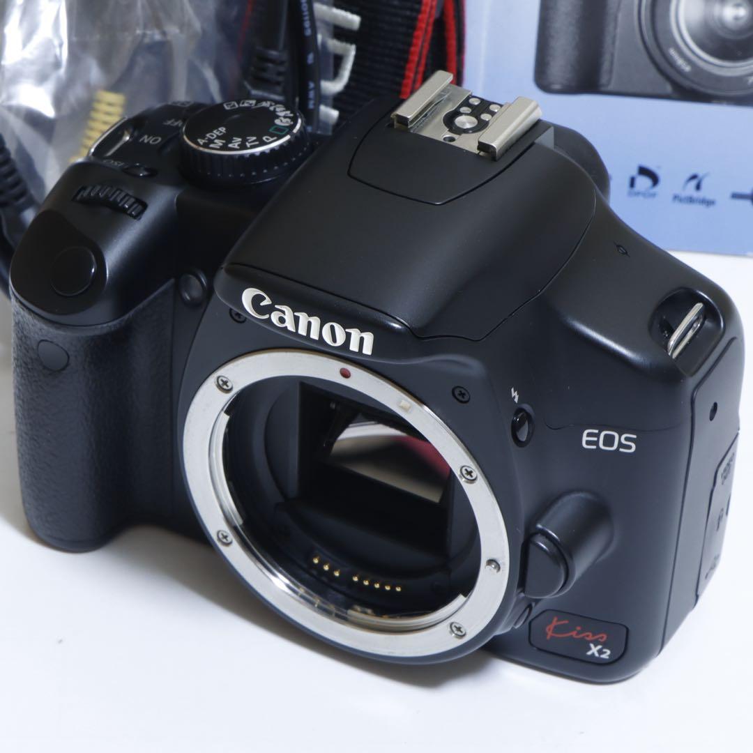 ☆スマホに送れる一眼レフ☆WiFi☆ キャノン EOS Kiss X2セット