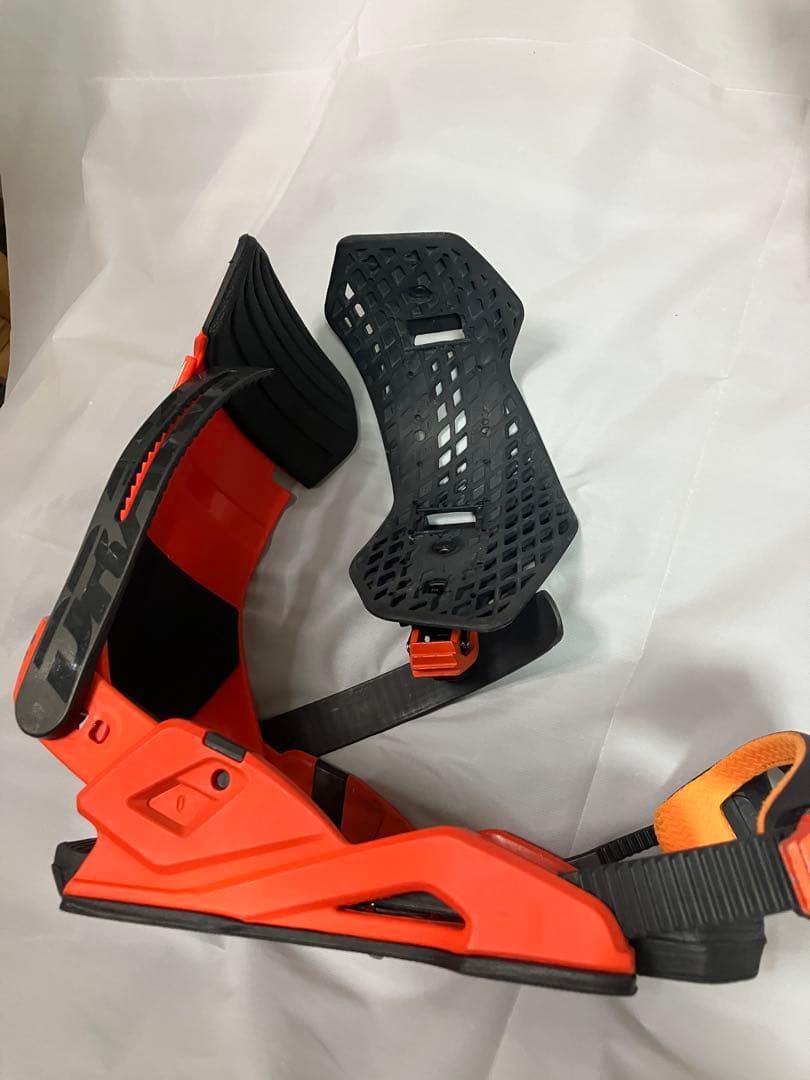 Drake スノーボードビンディング オレンジ/ブラック