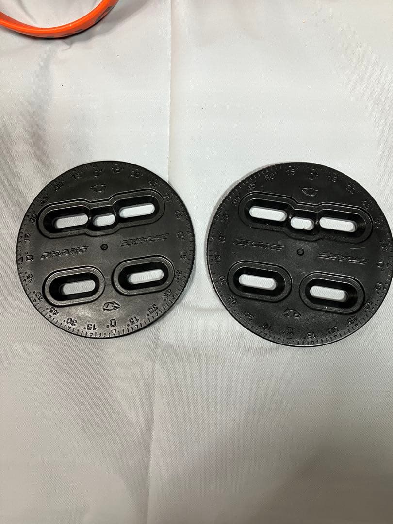 Drake スノーボードビンディング オレンジ/ブラック