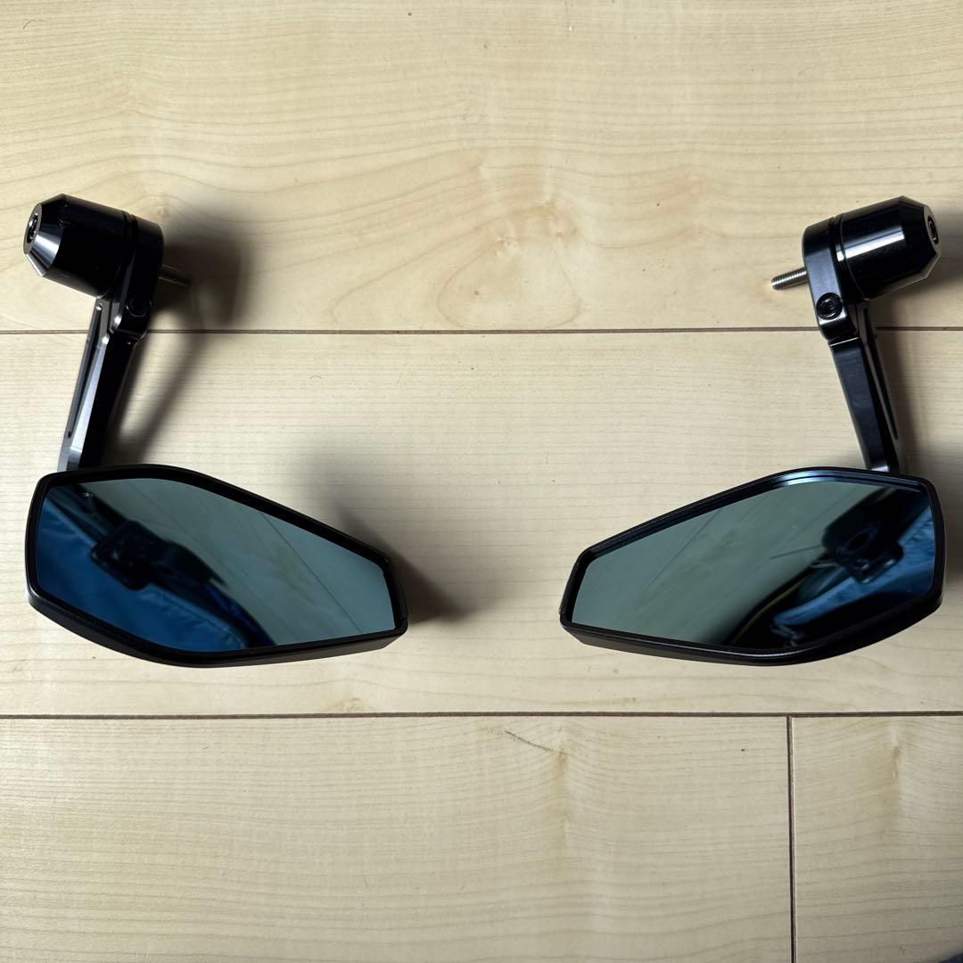 ワンダーカインド　バーエンドミラー、POSH ミドルウエイトバーエンド　セット