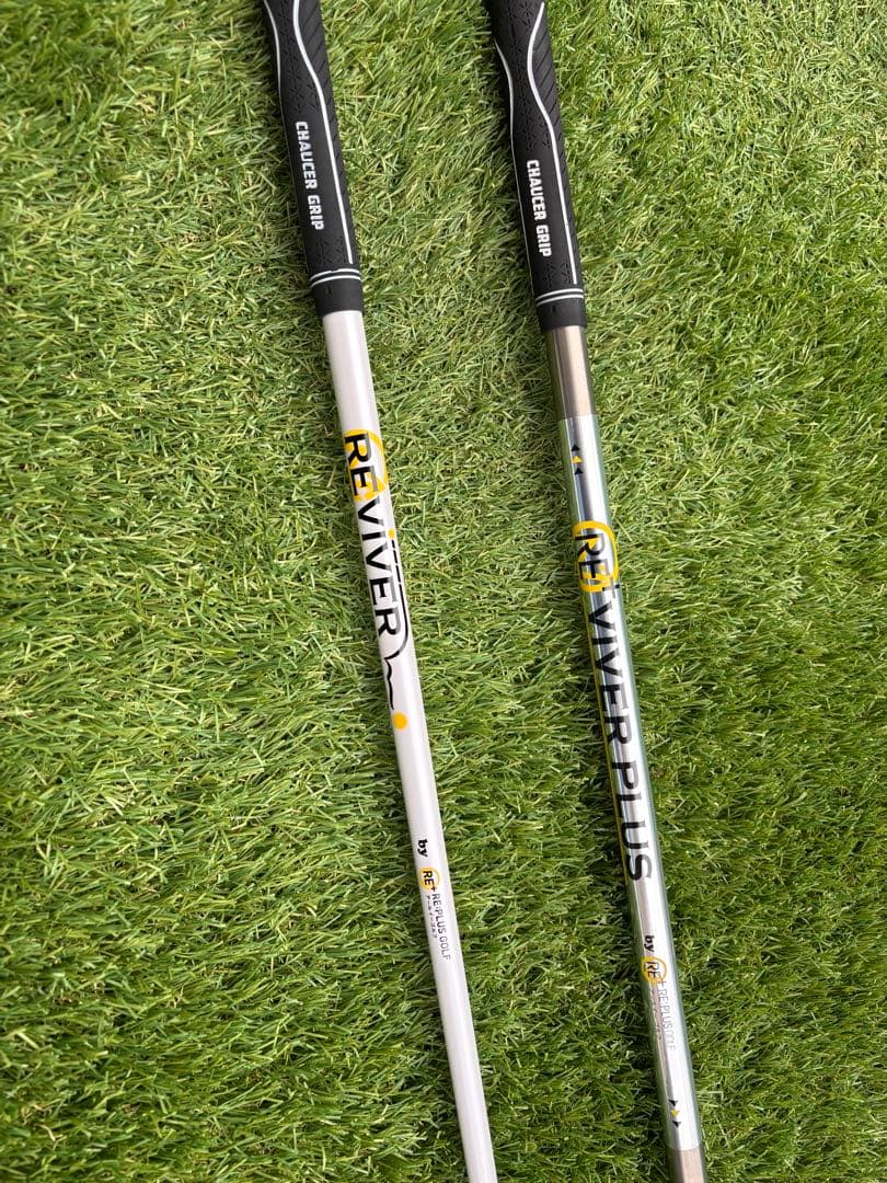 ゴルフ飛距離アップ練習器具リバイバー2本SET 使い方DVD付　値段交渉可