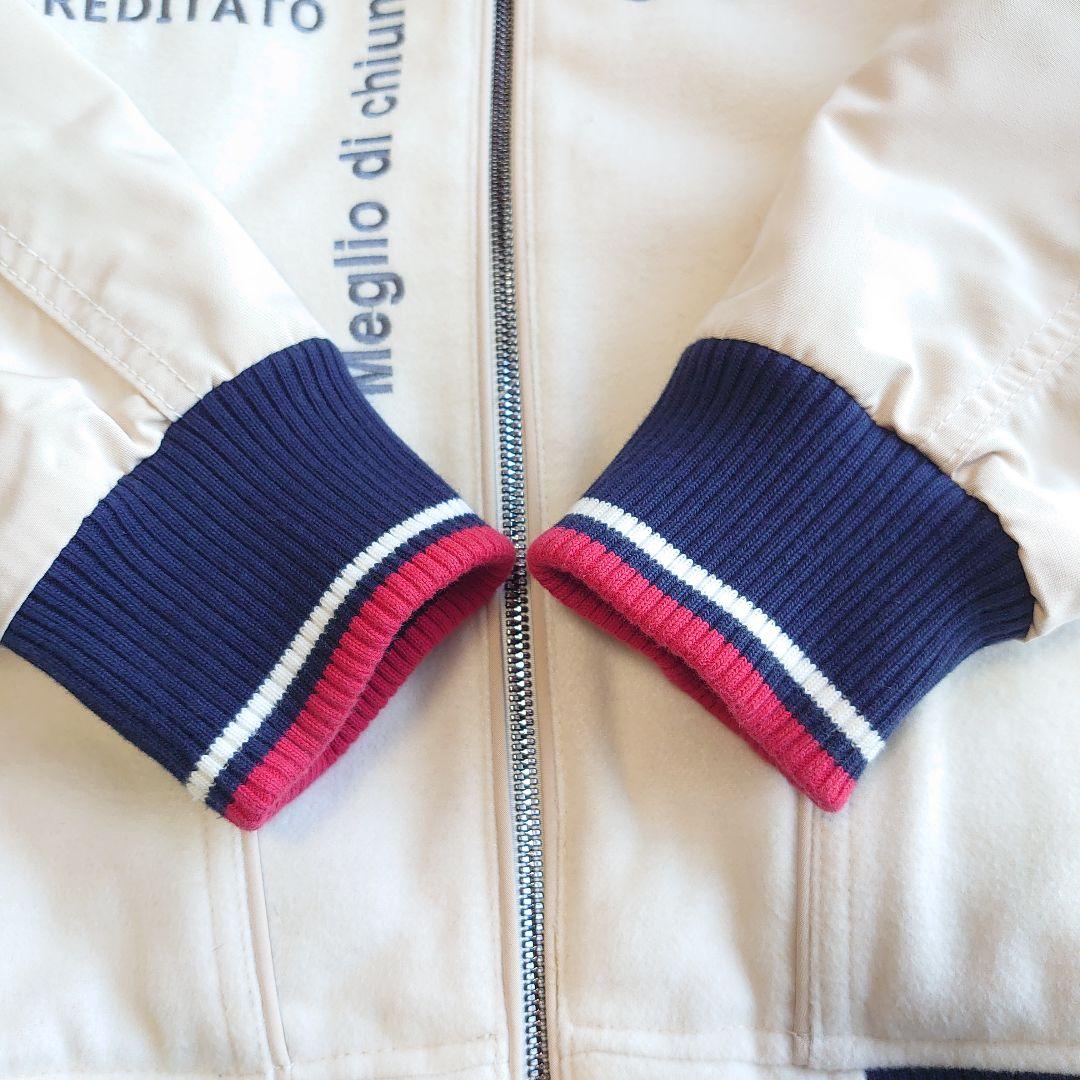 【極美品】パジェロ ワッペン ロゴ刺繍 フルジップ ブルゾン ジャケット L