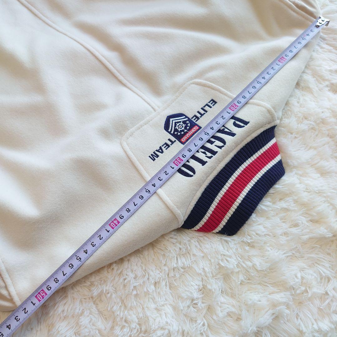 【極美品】パジェロ ワッペン ロゴ刺繍 フルジップ ブルゾン ジャケット L