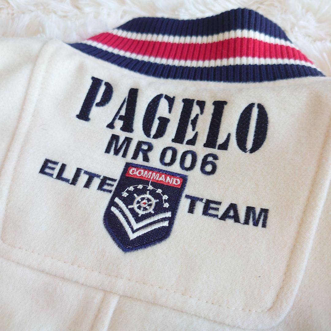 【極美品】パジェロ ワッペン ロゴ刺繍 フルジップ ブルゾン ジャケット L