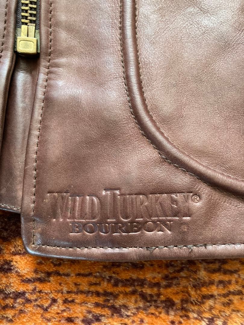 【非売品】WILD TURKEYワイルドターキー馬革　希少！シリアルNo.1