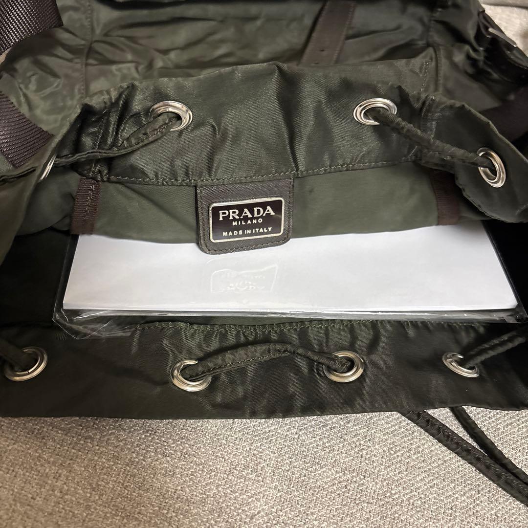 MAHALO⭐︎　PRADA ナイロンリュック カーキ 正規品