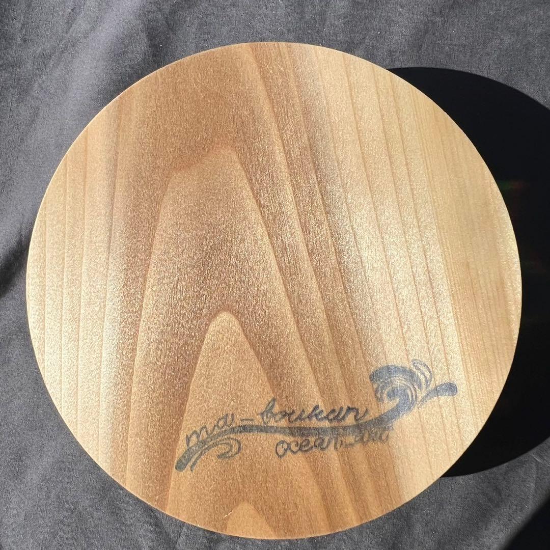 【波紋アート⑳】レジンアート／15cmまる型／枠なし