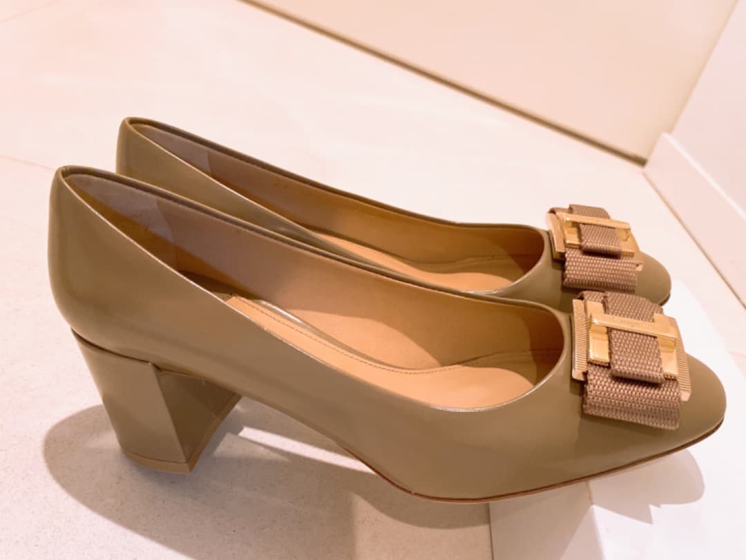 フェラガモ新品サイズ22.5cm 6センチヒール