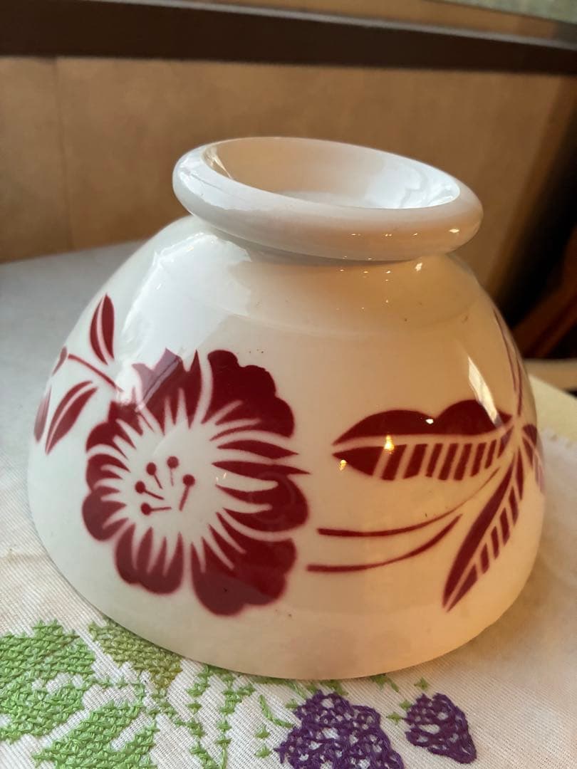 フランス　アンティーク　カフェオレボウル　ディゴワン　直径１７.5cm 特大美品