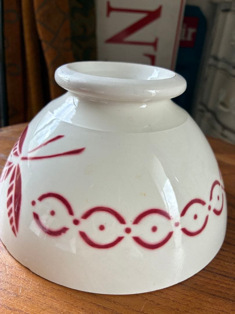 フランス　アンティーク　カフェオレボウル　ディゴワン　直径１７.5cm 特大美品