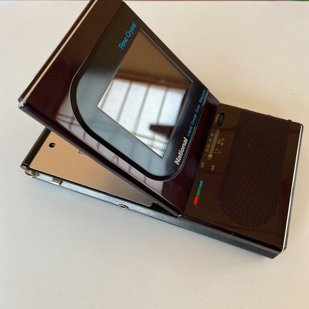 National 昭和　ポータブル液晶カラーテレビ　年代物