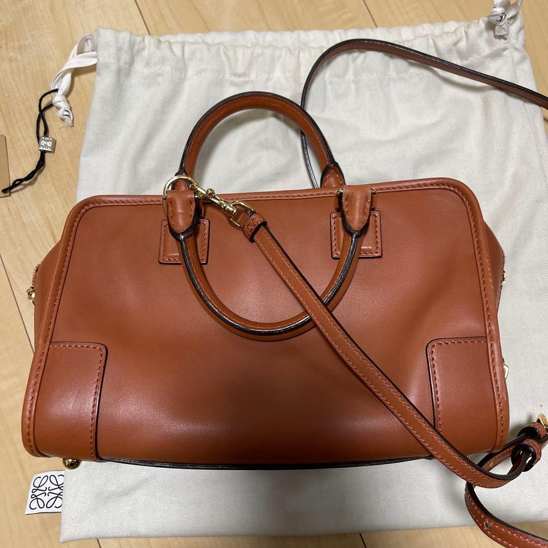 LOEWE AMAZONA 23 BAG ブリックレッド　中古