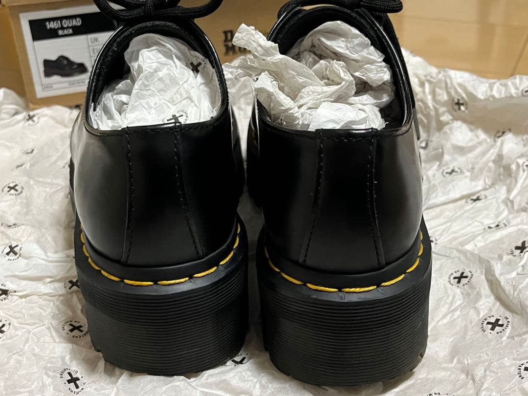 Dr.martens ドクターマーチン　QUAD 3 ホール シューズ ブラック