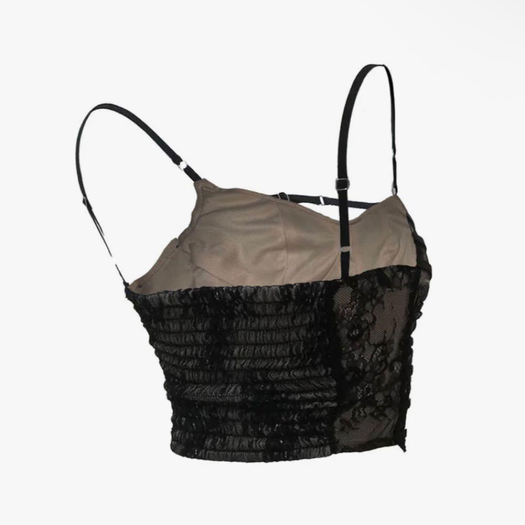 トップス theredthread S flower taped camisole