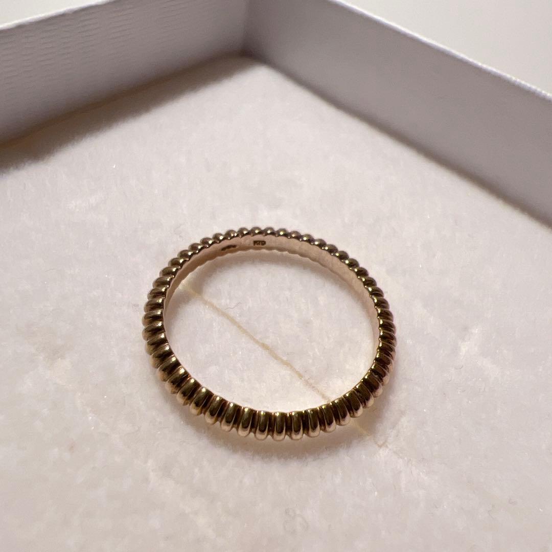 ココシュニック COCOSHNIK k10YG レイヤード リング