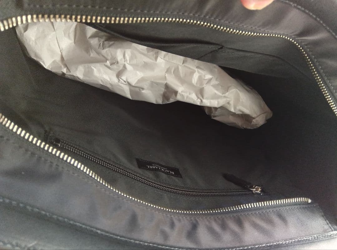 新品★ブラックレーベルクレストブリッジトートバッグバーバリーチェック柄