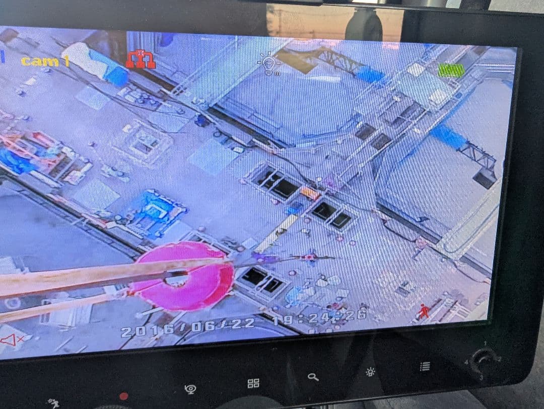 ラフタークレーン用　　KATO　TADANO　　　　無線カメラ　ズーム機能あり