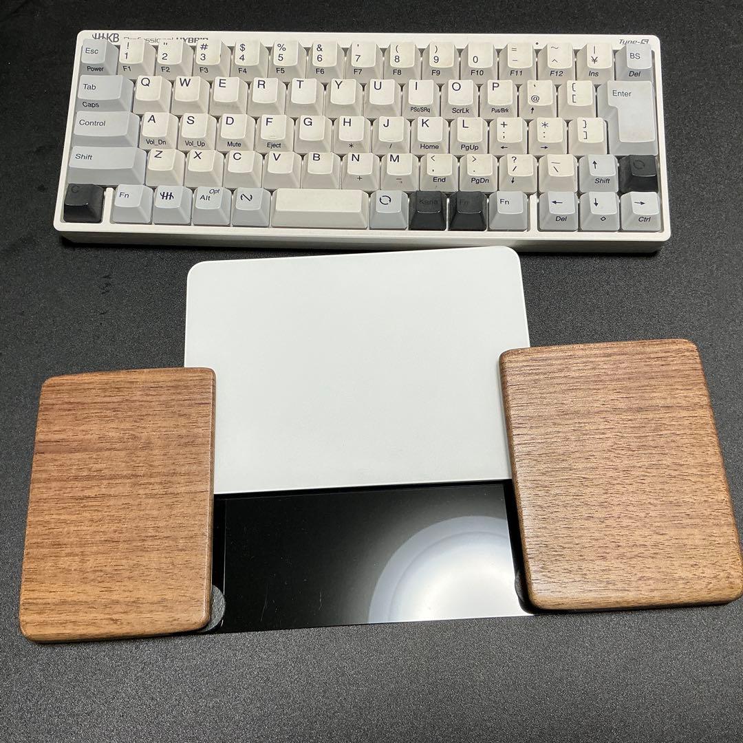 オーダー受付中　トラックパッド合体　ウイング付パームレスト