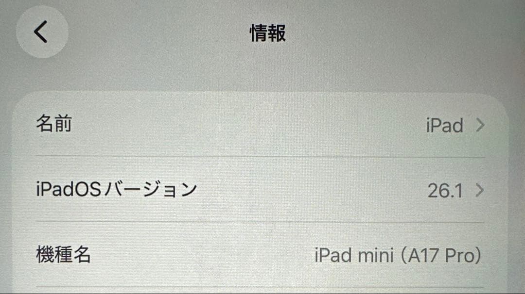 iPadmini第7世代本体