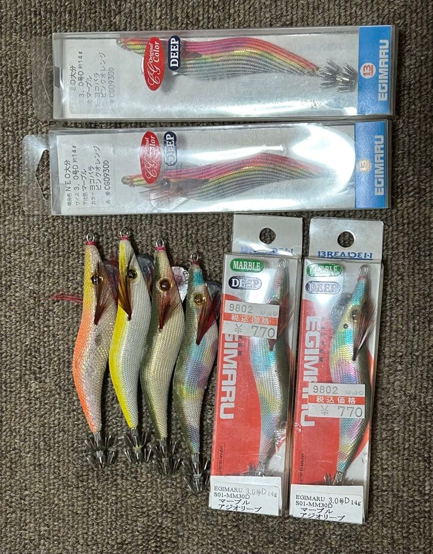 ブリーデン　エギマル40本セット　フリーフォール　ソフトフォール