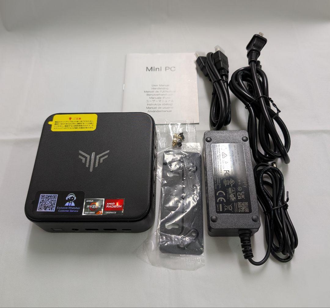 NIPOGI Ryzen7 5825U 16GB 512GB ミニP C