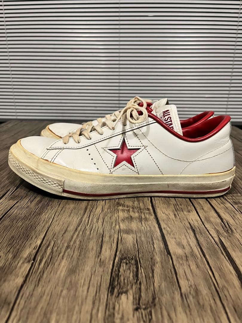 90s 日本製 コンバース ワンスター レザー チャックテイラー プロケッズ
