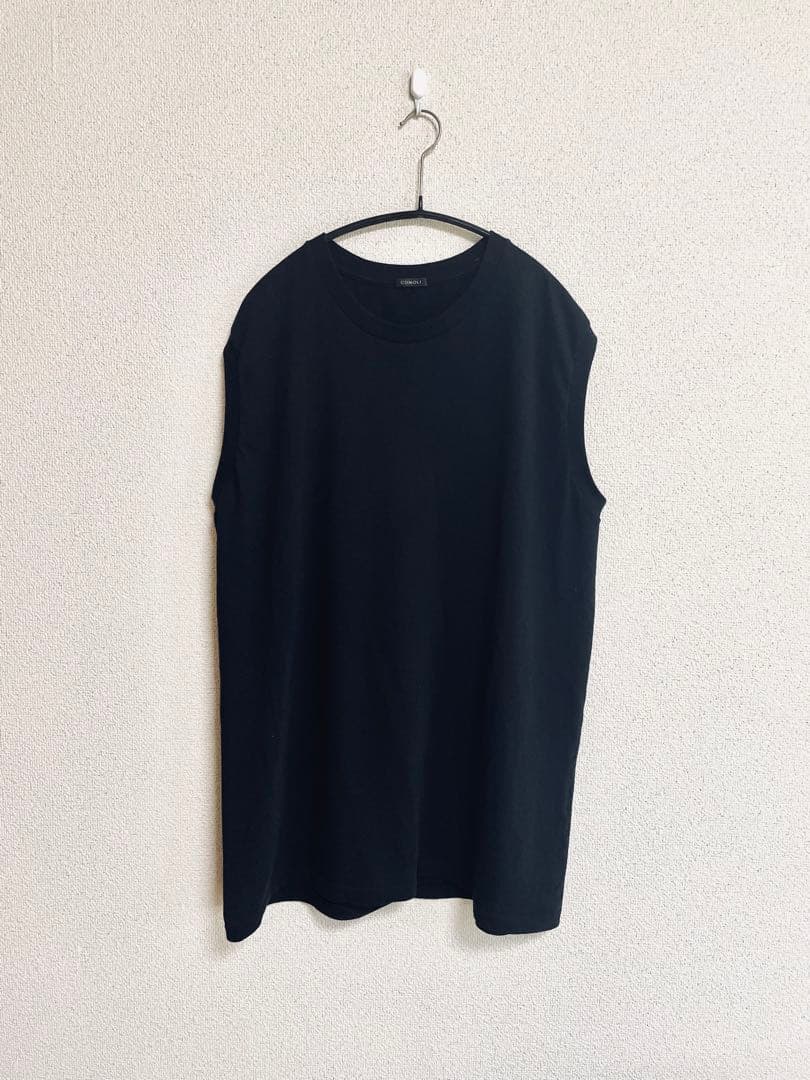 美品サイズ3／COMOLI 24SS コットンジャージノースリーブ