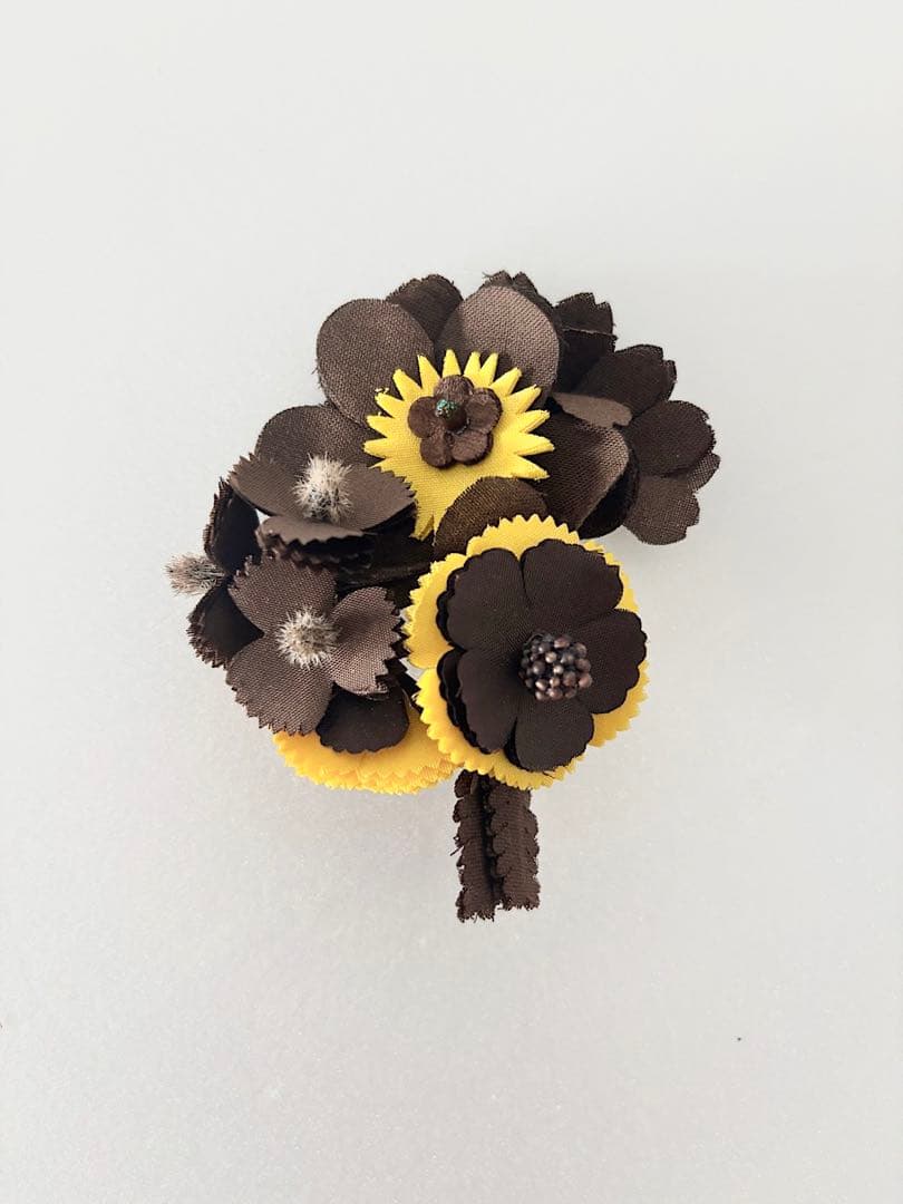 【美品】mina perhonen　joy　ブローチ　定価1.1万