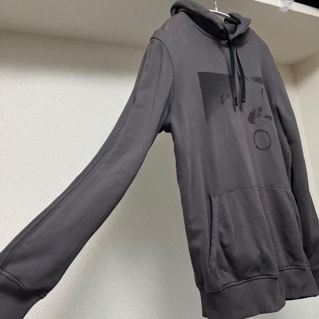 伊製 1017 ALYX 9SM プルオーバーパーカ 両面プリント フーディ美品