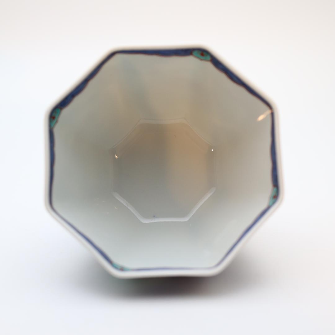 今右衛門窯　錦唐花 八角小鉢 5客セット　人間国宝 今泉今右衛門　色鍋島 有田焼