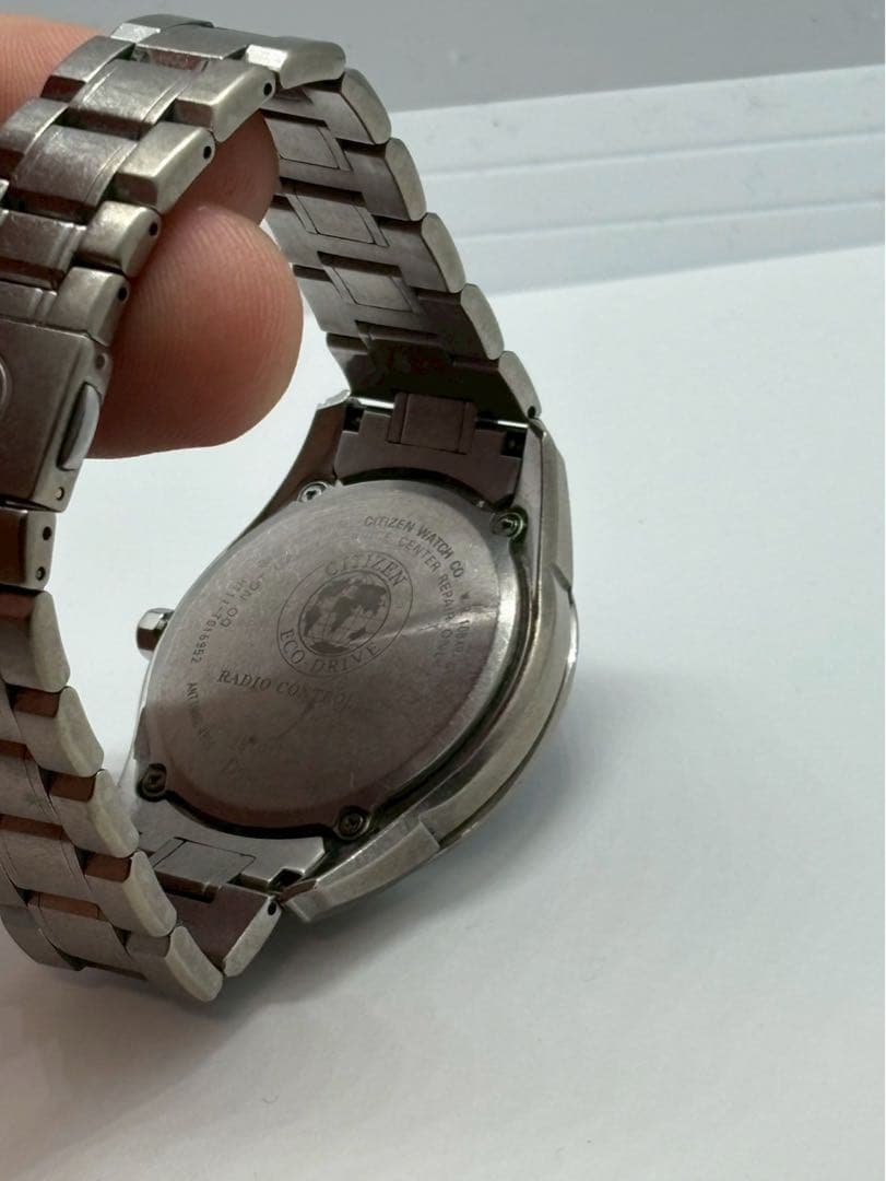 シチズン　エクシード エコドライブ　腕時計　電波　ワールドタイム