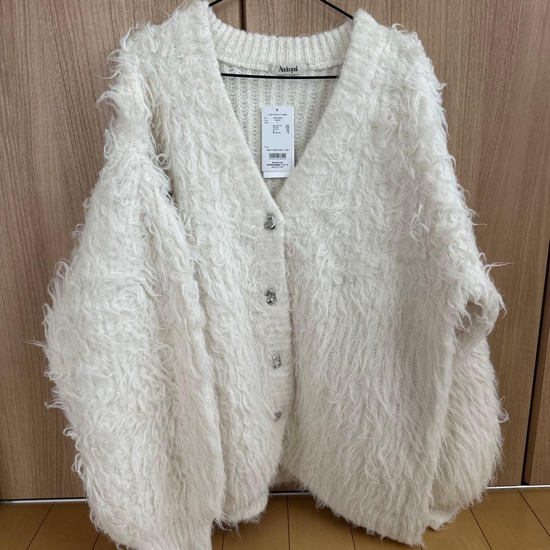 トップス Andequal unique button knit cardigan