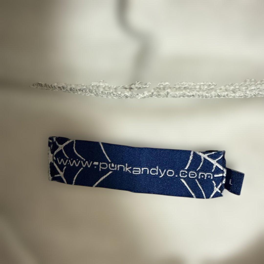 punkandyoグレー パーカー P&Yロゴ