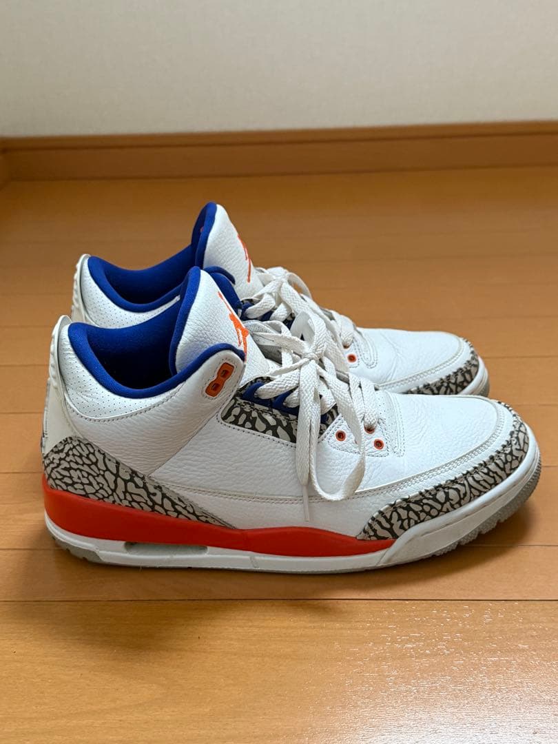 Air Jordan 3 ホワイト/オレンジ/ブルー