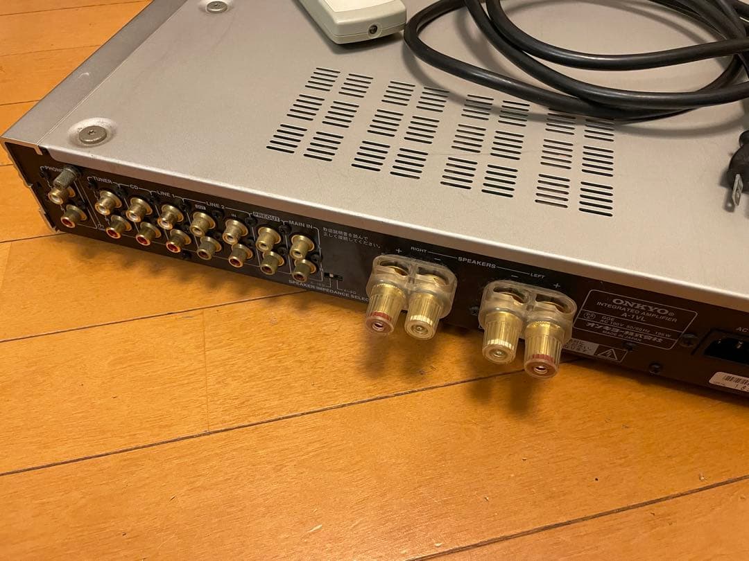 ONKYO アンプ RCA端子多数 リモコン付き