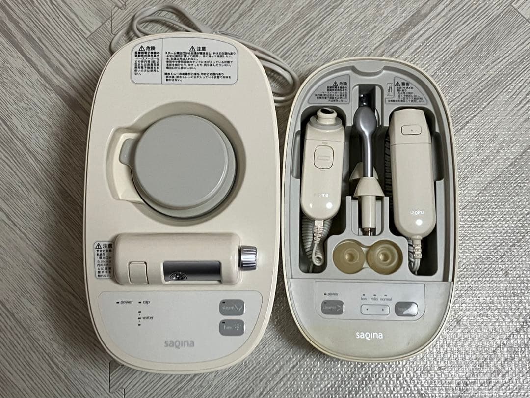 saqina 美顔器 スチーム機能付き　フヨウサキナ　pino