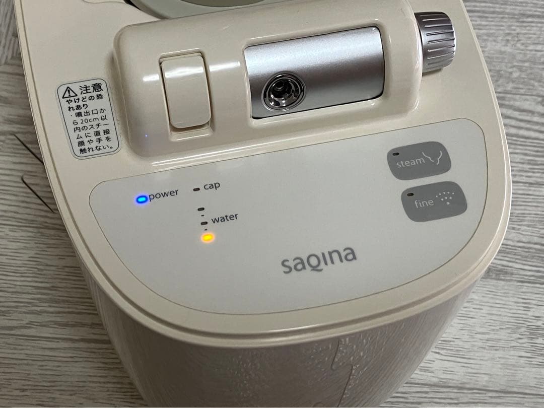 saqina 美顔器 スチーム機能付き　フヨウサキナ　pino
