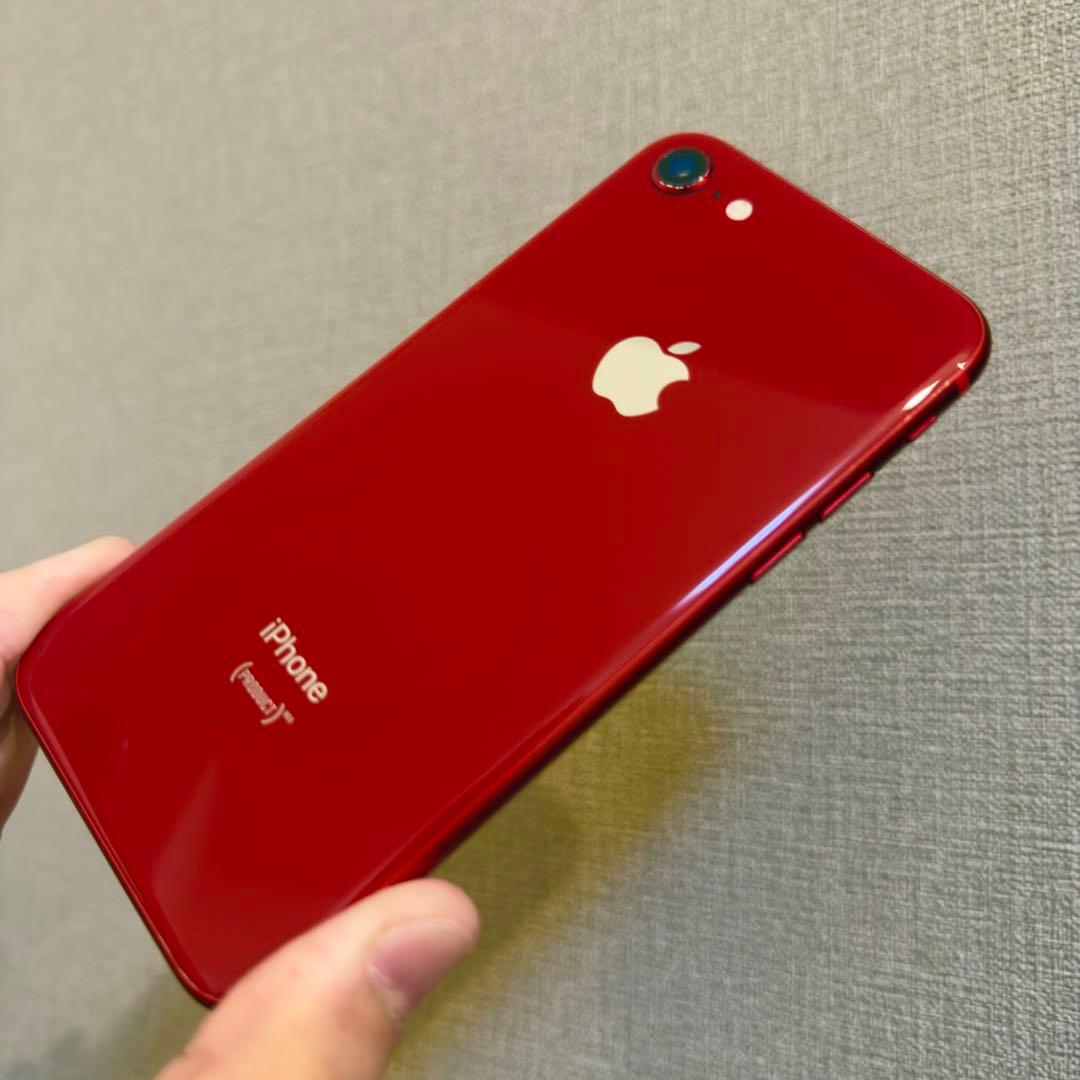 極美品 iPhone 8 64GB SIMフリー レッド