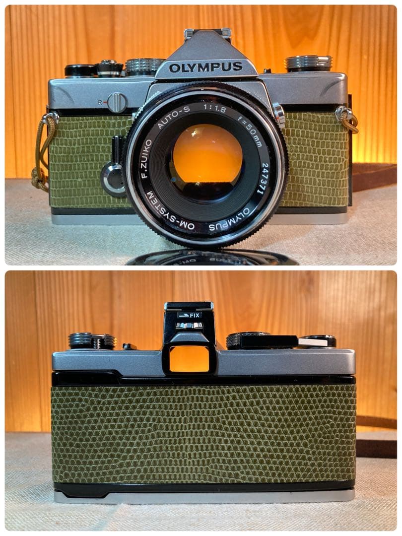 ★完動品＊美品＊初期保証★OM-1 ★グリーンリザード外装★作例必見！
