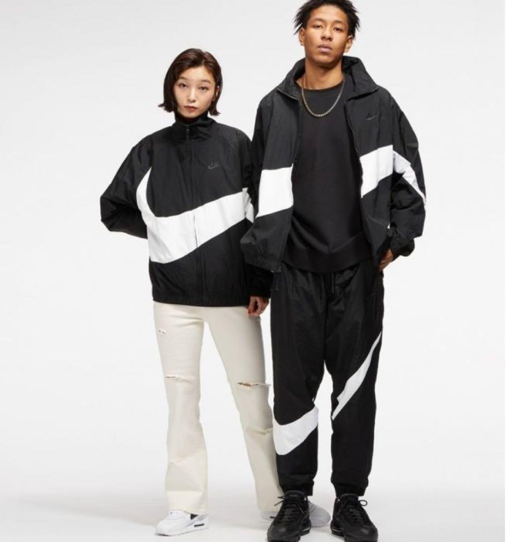 最終値下げ　美品　Nike スウッシュ　セットアップ上M下S