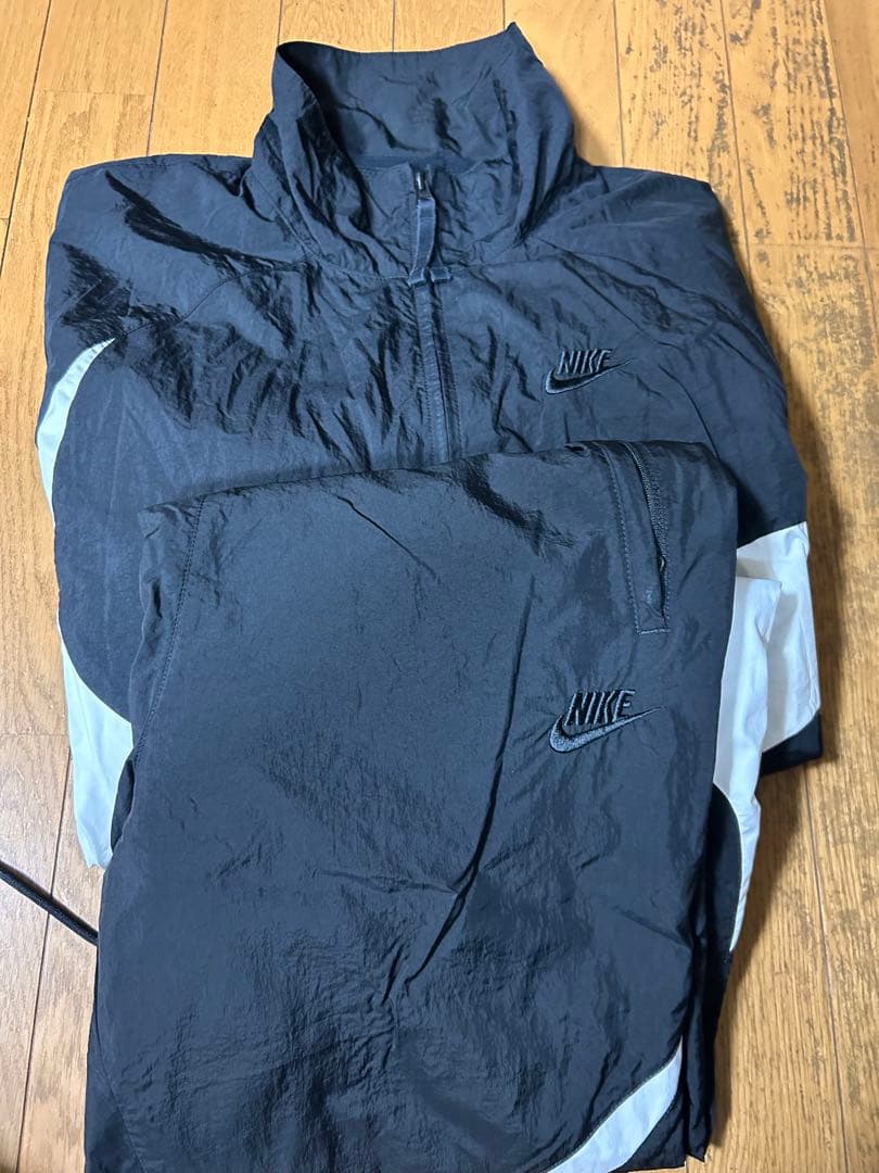 最終値下げ　美品　Nike スウッシュ　セットアップ上M下S