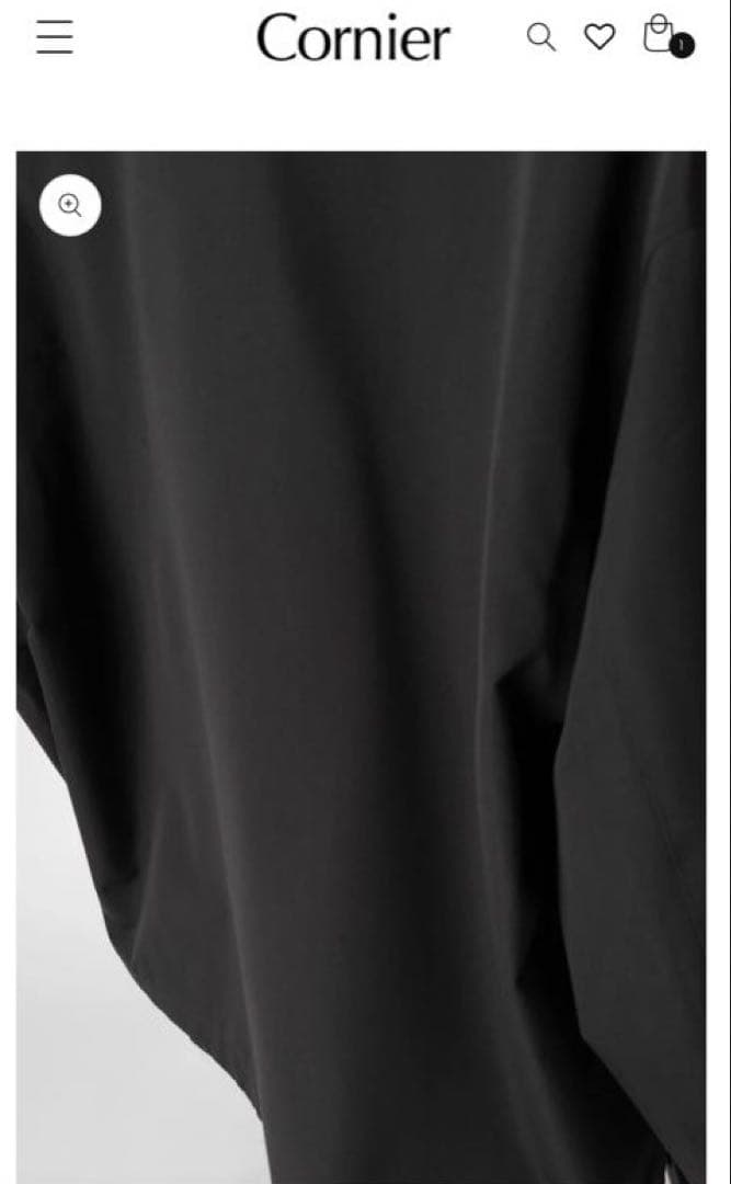 コルニエ　Cornier ウールキャンバス　コーチジャケット