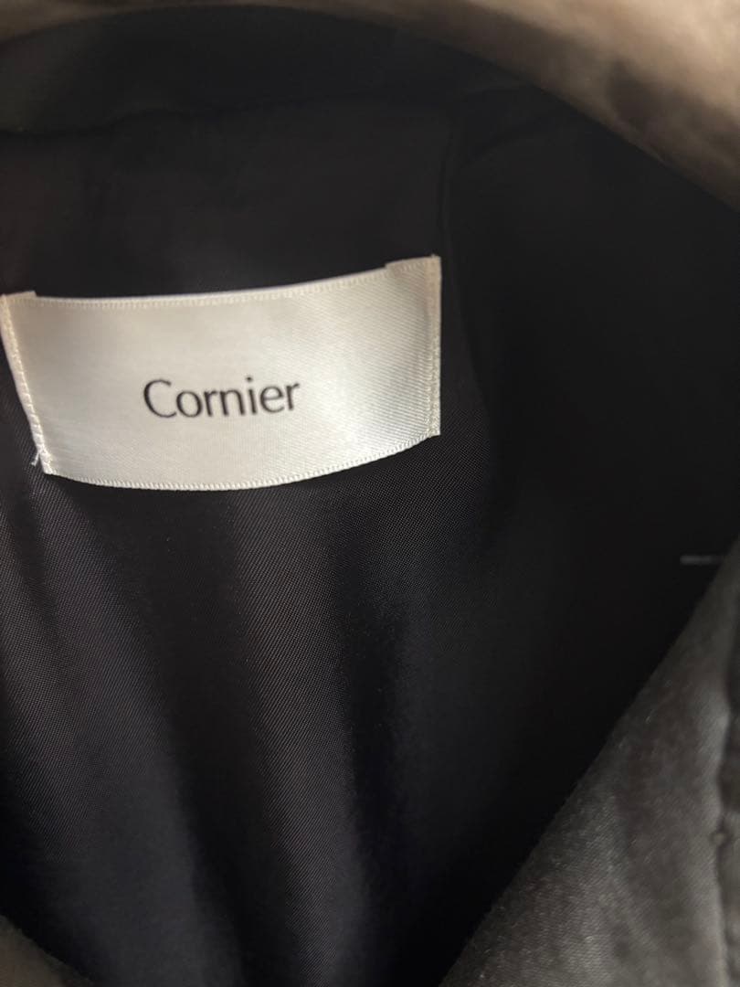 コルニエ　Cornier ウールキャンバス　コーチジャケット