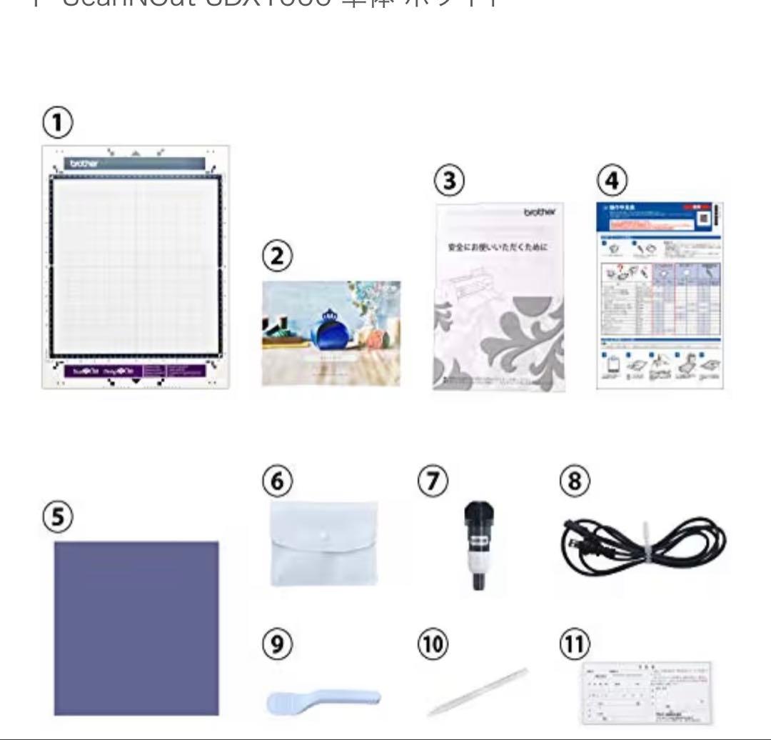 ブラザー小型カッティングマシンスキャンカット ScanNCut SDX1000