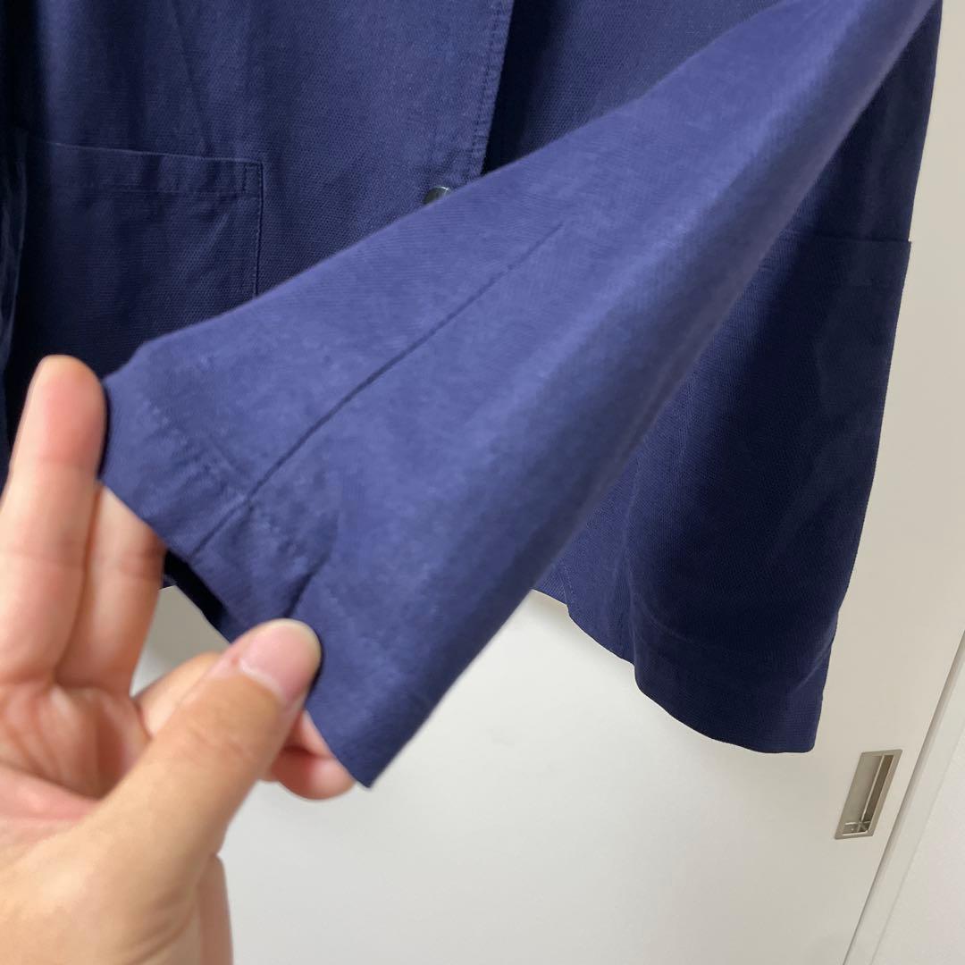 Giannetto ネイビー  シャツジャケット