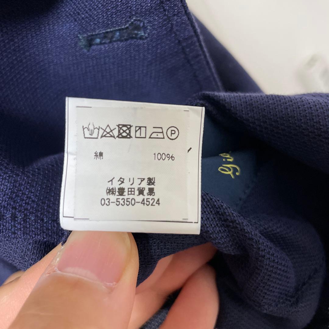 Giannetto ネイビー  シャツジャケット