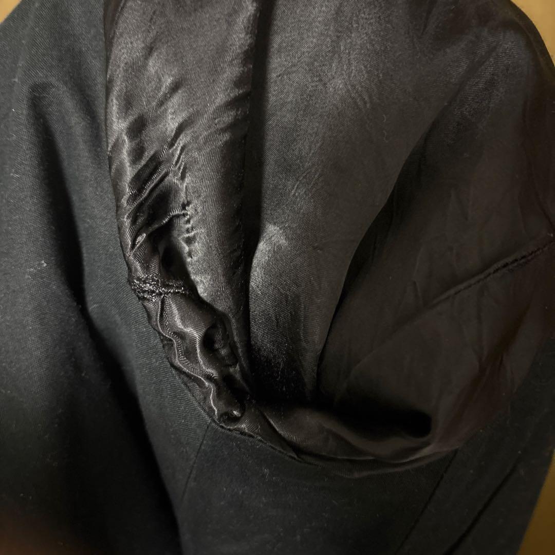 LITHIUM HOMME 黒レザー シングルライダースジャケット