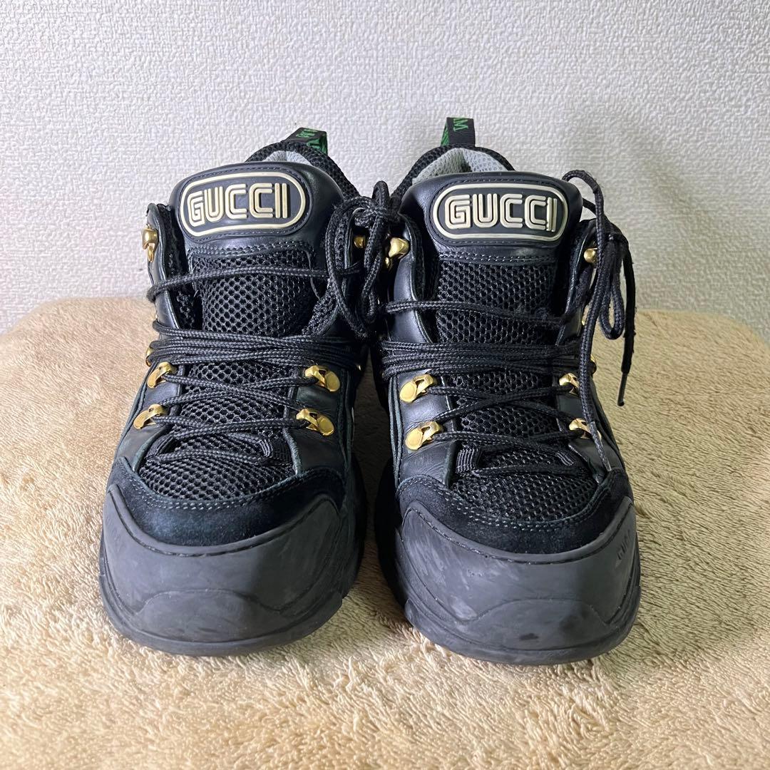 クーさん専用GUCCI フレッシュトレック レザー スニーカー ダッドスニーカー